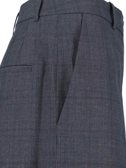 The Frankie Shop Brickell plaid trousers - Grey