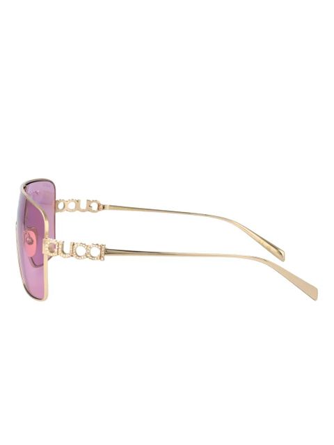 Gucci Eyewear pilot-frame sunglasses - Gold