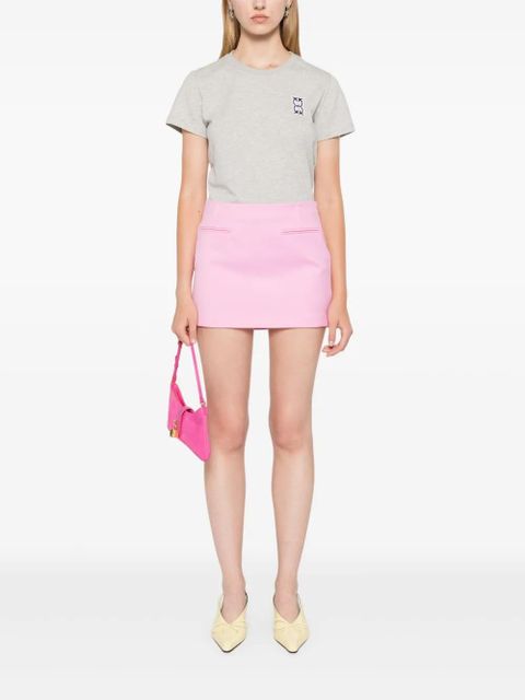 PINKO logo-patch cotton T-shirt - Grey - zdjęcie produktu nr 2