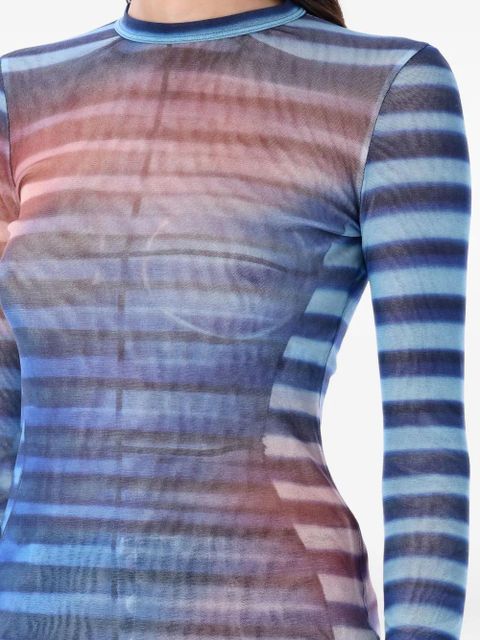 Jean Paul Gaultier striped top - Blue