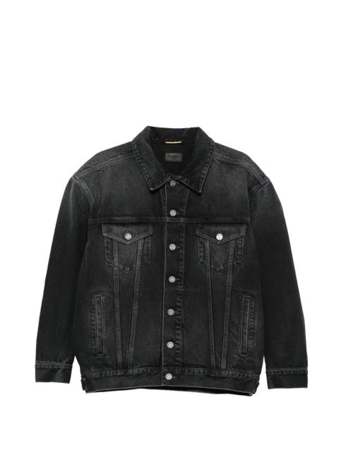Saint Laurent oversized denim jacket - Black - zdjęcie produktu nr 1