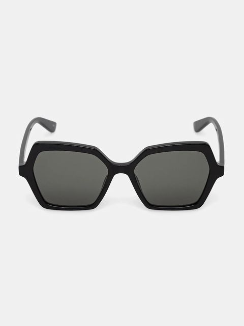 Alexander McQueen okulary przeciwsłoneczne damskie kolor czarny AM0537S