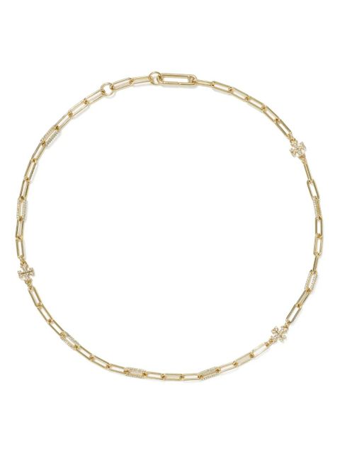 Tory Burch Good Luck Chain Pave necklace - Gold - zdjęcie produktu nr 1