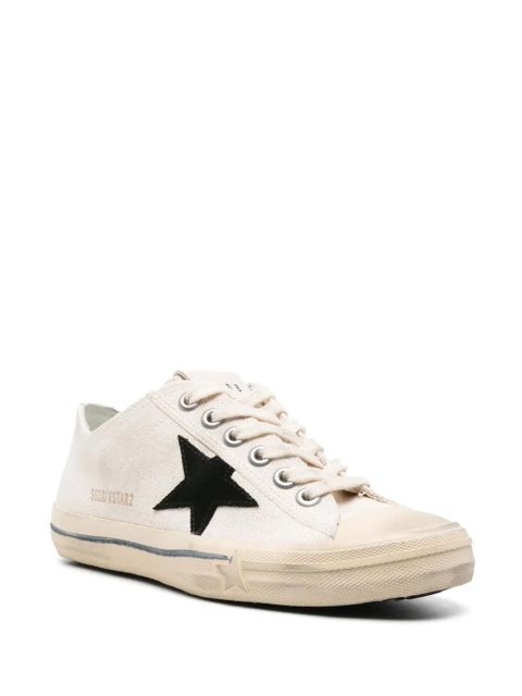 Golden Goose Star-patch canvas sneakers - White - zdjęcie produktu nr 2