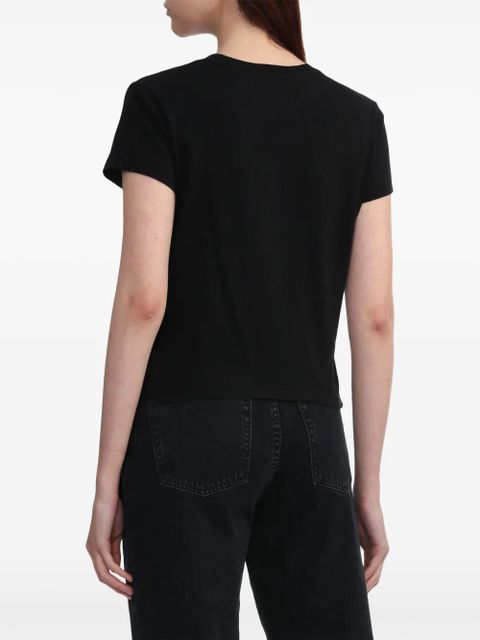AGOLDE Adine cotton T-shirt - Black