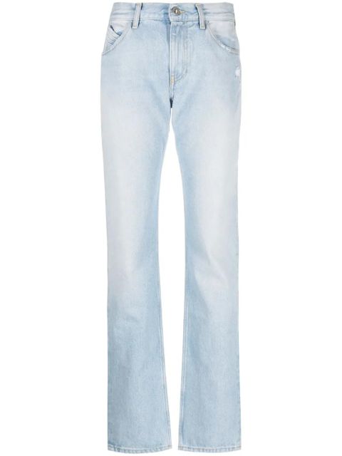The Attico high-waisted straight-leg jeans - Blue - zdjęcie produktu nr 1