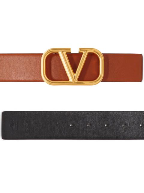 Valentino Garavani VLogo Signature reversible belt - Brown
