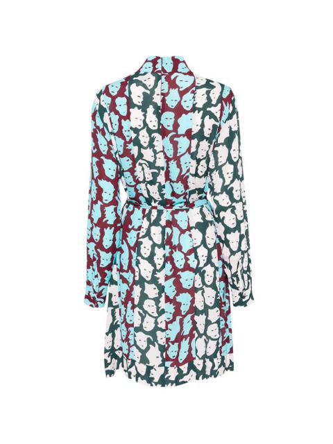 Missoni faces-print belted dress - Brown - zdjęcie produktu nr 2