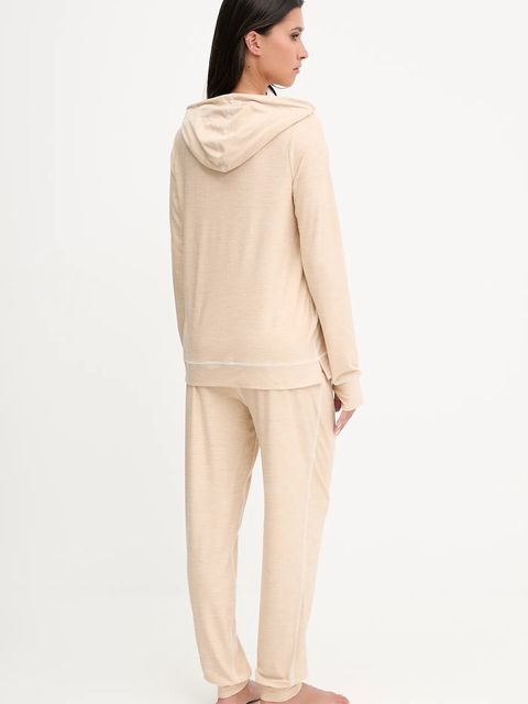 Dkny piżama damska kolor beżowy YI80065