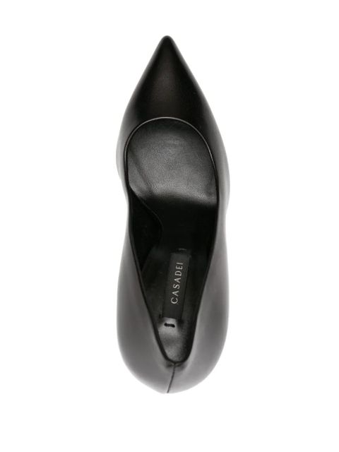 Casadei Blade 110mm leather pumps - Black