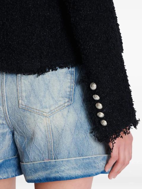 Balmain tweed jacket - Black