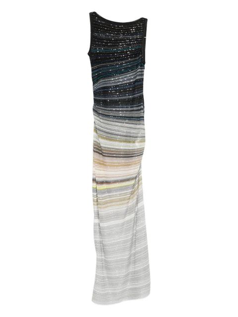 Missoni draped sleeveless maxi dress - Blue - zdjęcie produktu nr 1