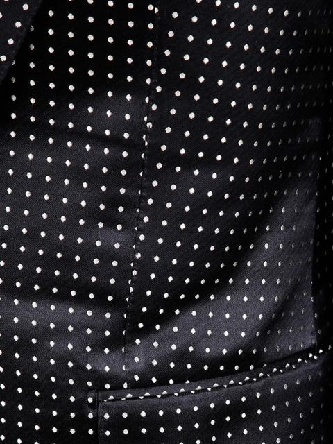 TOM FORD polka-dot satin jacket - Black