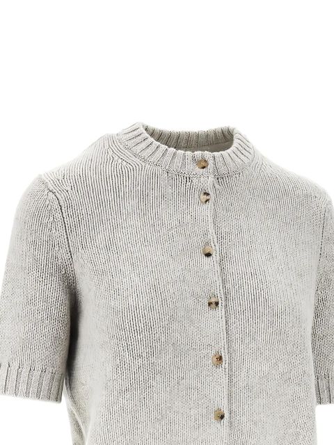 KHAITE Nora cashmere cardigan - Grey - zdjęcie produktu nr 2
