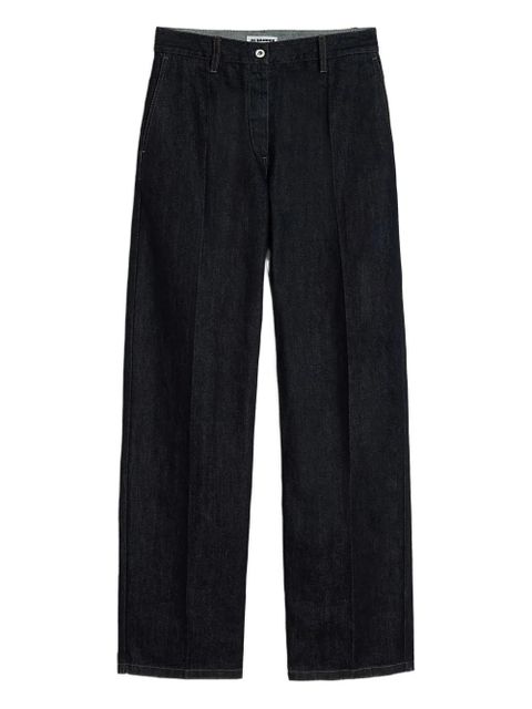 Jil Sander button-fly flared jeans - Blue - zdjęcie produktu nr 1