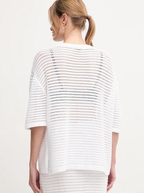 Marc Aurel t-shirt damski kolor biały 8957-8000-82062