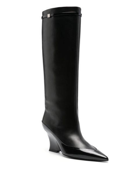 Givenchy Raven 80mm leather boots - Black - zdjęcie produktu nr 2