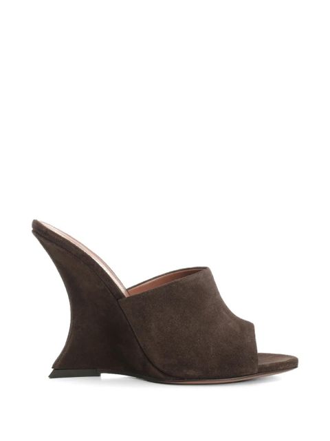 Paris Texas Nina sculpted-heel suede sandals - Brown - zdjęcie produktu nr 1