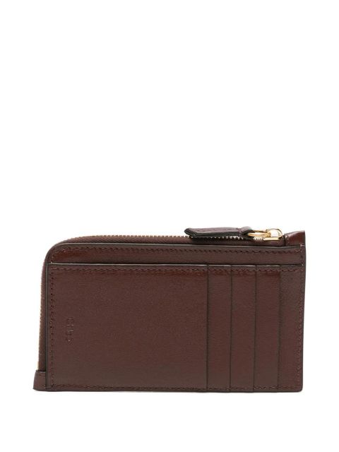 Chloé locker-detail strap leather wallet - Brown - zdjęcie produktu nr 2