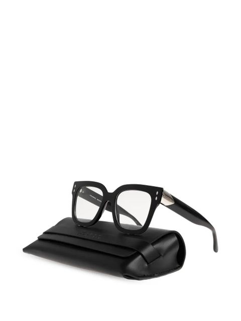 Isabel Marant Eyewear square-frame glasses - Black - zdjęcie produktu nr 2