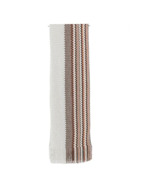 Missoni fringed-edge scarf - Neutrals - zdjęcie produktu nr 1