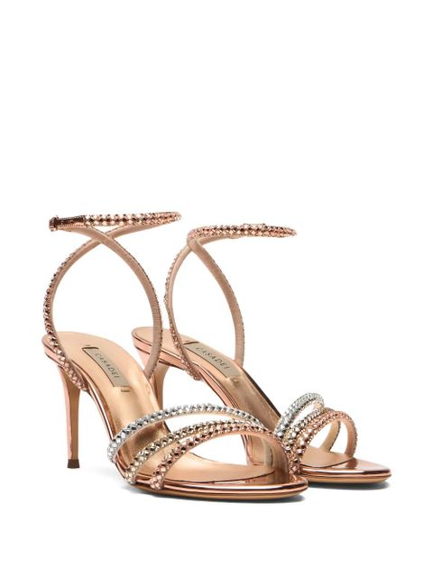 Casadei Julia Andromedea embellished ankle strap sandals - Pink - zdjęcie produktu nr 2