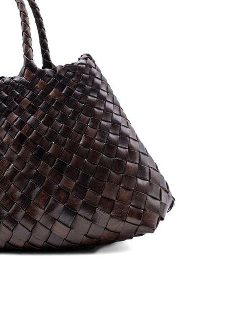 DRAGON DIFFUSION small Santa Croce tote bag - Brown