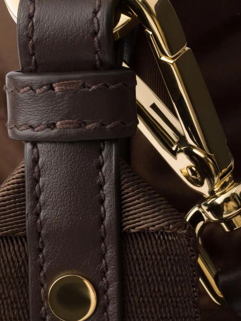 Prada large Explore padded shoulder bag - Brown