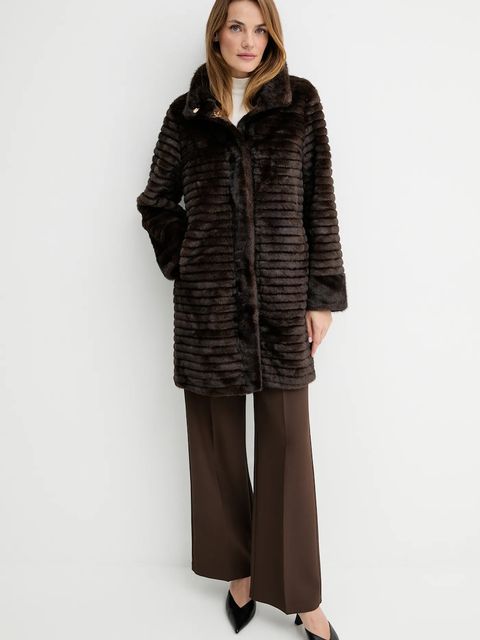 Answear.LAB płaszcz kolor brązowy - zdjęcie produktu nr 1