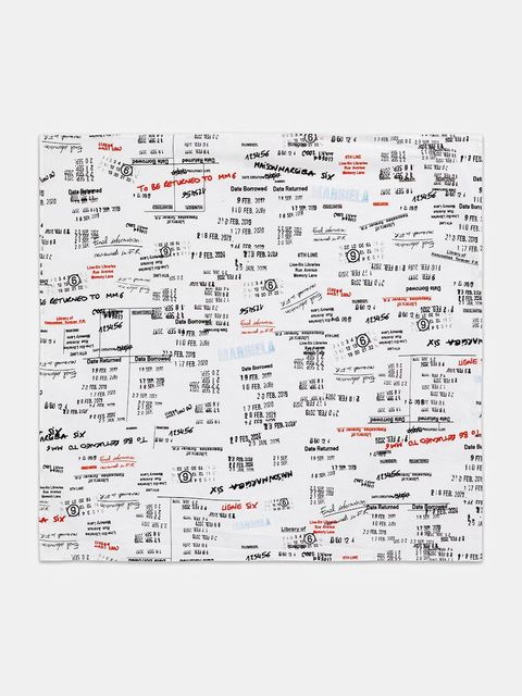 MM6 Maison Margiela apaszka bawełniana - zdjęcie produktu nr 2