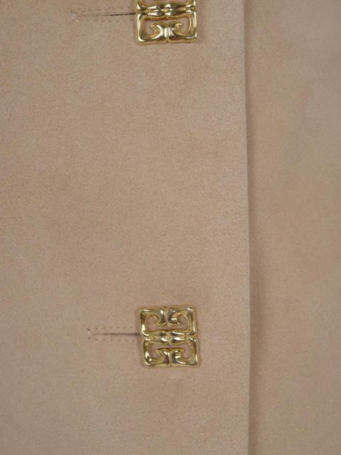 Givenchy leather mini skirt - Neutrals