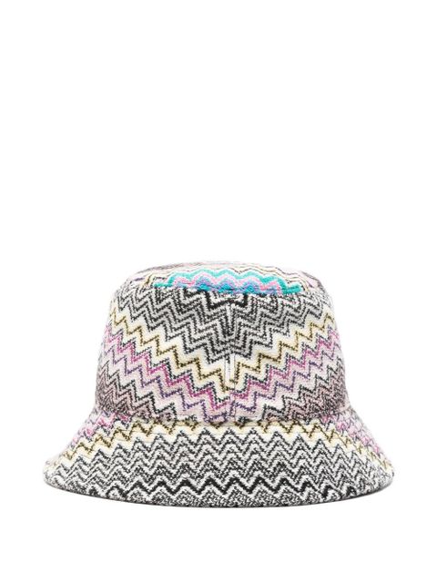 Missoni zigzag bucket hat - Black - zdjęcie produktu nr 2