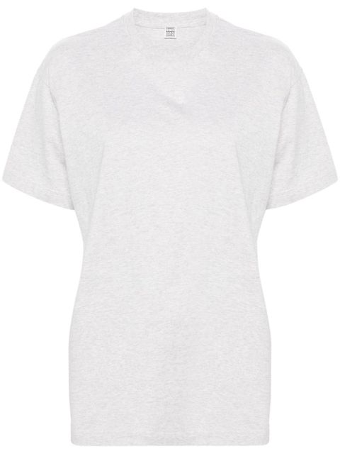 TOTEME mélange-effect T-shirt - Grey - zdjęcie produktu nr 1