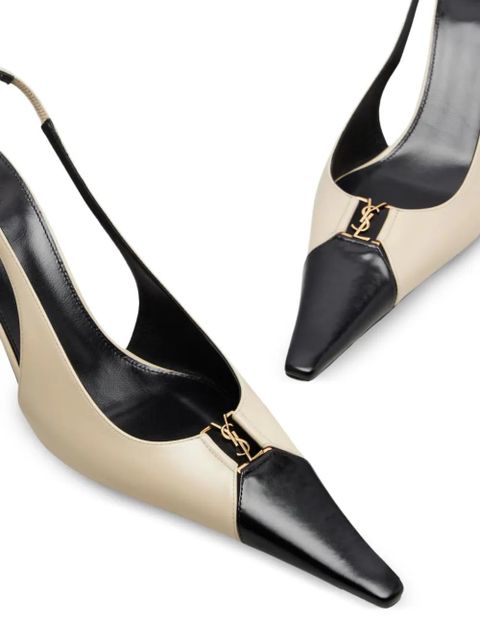 Saint Laurent Babylone Breteuil pointed-toe pumps - Neutrals