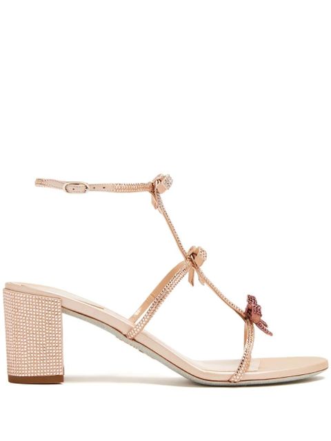 René Caovilla Caterina crystal-embellished sandals - Pink - zdjęcie produktu nr 1