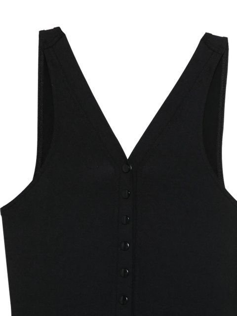 ERES button V-neck swimsuit - Black