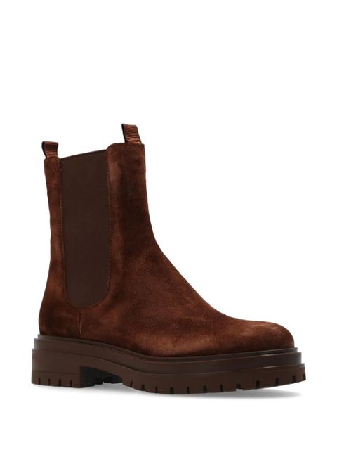 Gianvito Rossi Chester elasticated-panels boots - Brown - zdjęcie produktu nr 2