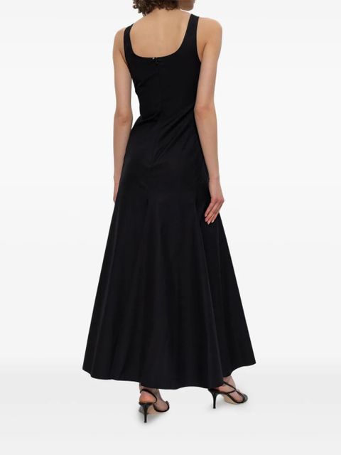 Sportmax cotton maxi dress - Black