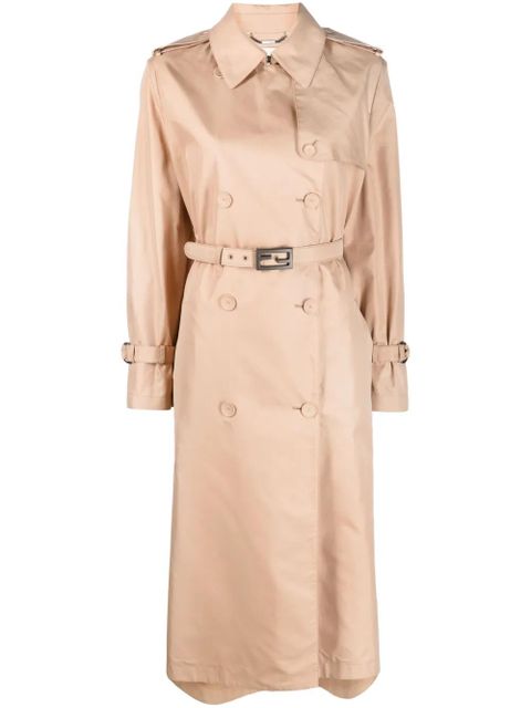 FENDI belted trench coat - Neutrals - zdjęcie produktu nr 1