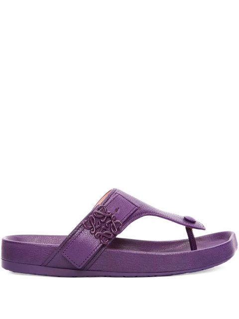LOEWE buckle-detail sandals - Purple - zdjęcie produktu nr 1
