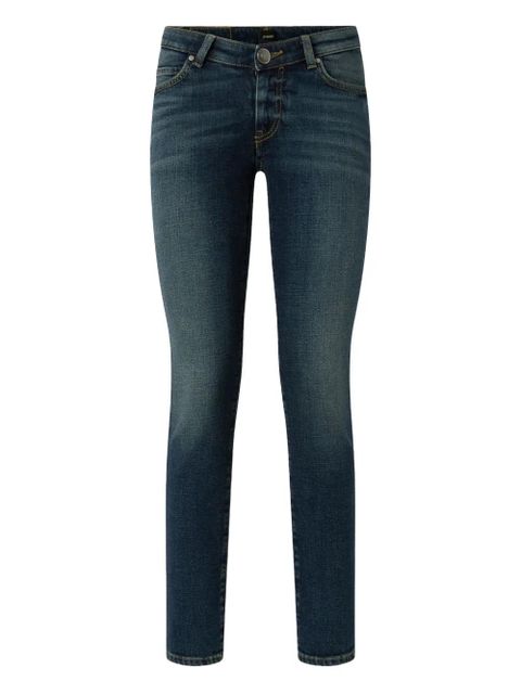 PINKO logo-embroidered jeans - Blue - zdjęcie produktu nr 1