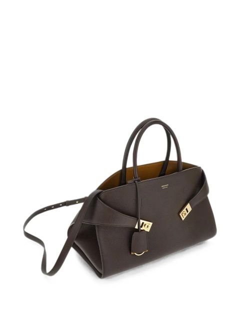 Ferragamo large Hug tote bag - Brown
