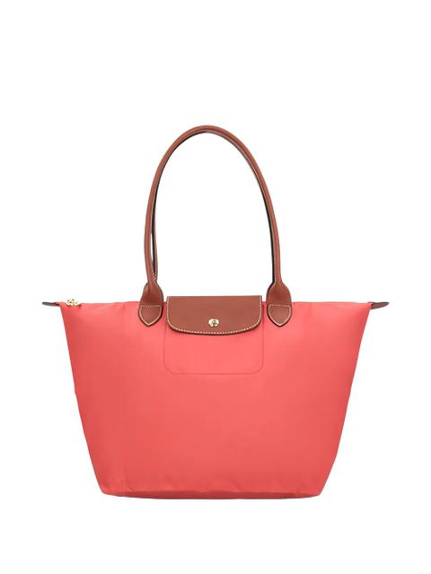 Longchamp Le Pliage leather-trim shoulder bag - Red - zdjęcie produktu nr 2