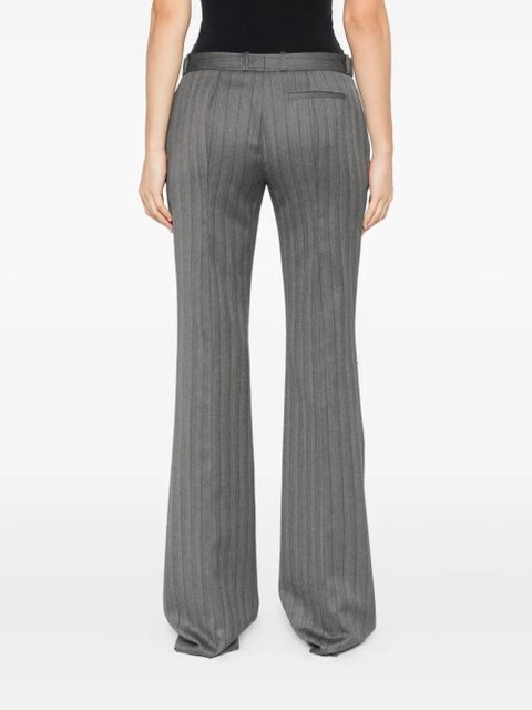 Alexander McQueen pinstriped trousers - Grey