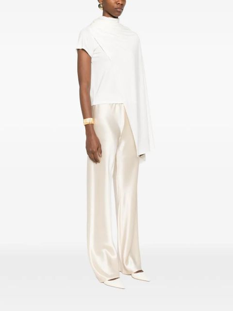 Magda Butrym pleated T-shirt - Neutrals