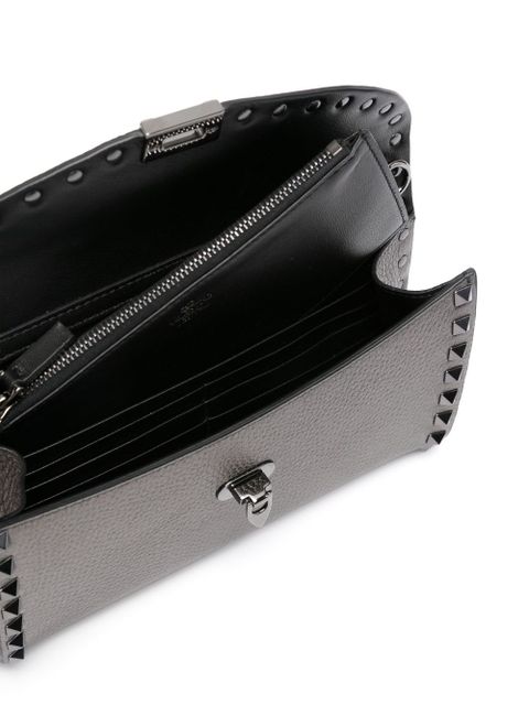 Valentino Garavani Rockstud clutch bag - Silver