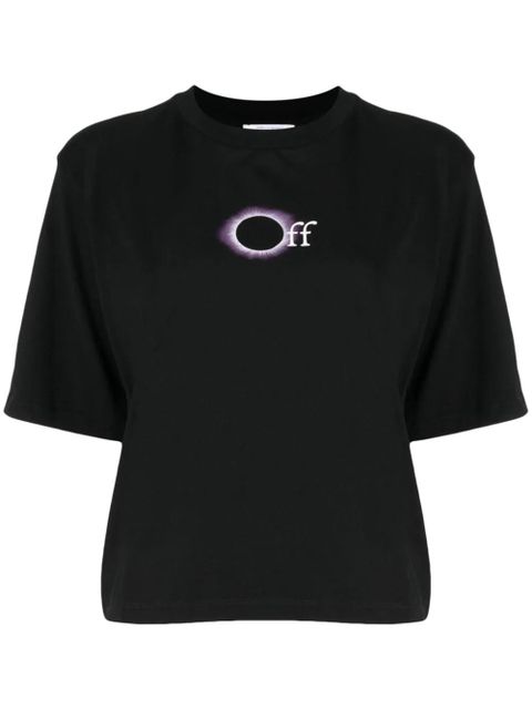 Off-White logo-print cotton T-shirt - Black - zdjęcie produktu nr 1