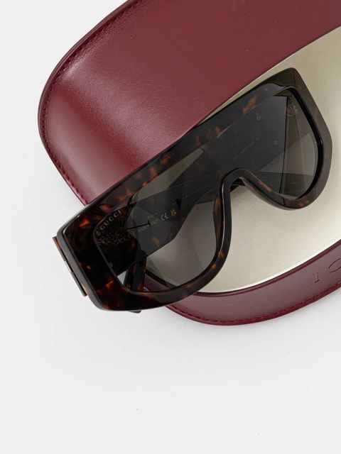 Gucci okulary przeciwsłoneczne damskie kolor brązowy GG1950S