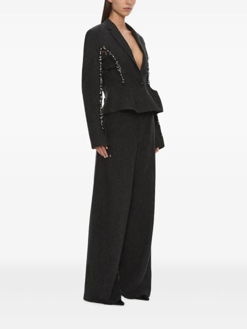 Christopher Esber Palmas blazer - Grey