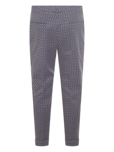 ETRO jacquard-pattern trousers - Blue - zdjęcie produktu nr 2